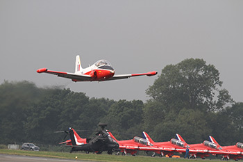 BAC Jet Provost at Dunsfold Wings & Wheels Air Show 2013