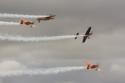 The Blades Aerobatic Display Team at Duxford Autumn Air Show 2009