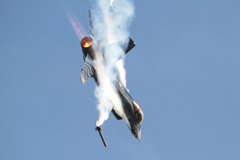 Belgian Air Component F-16AM Fighting Falcon at Duxford Autumn Air Show 2011