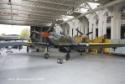 Hawker Hurricanes and Supermarine Spitfires in Duxford hangar at The Duxford Air Show 2009