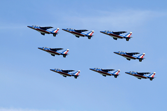 Patrouille de France at The Duxford D-Day Anniversary Air Show