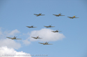 Duxford massed flypast at Duxford Flying Legends 2009