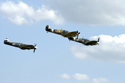 Supermarine Spitfire trio at Duxford Flying Legends 2010