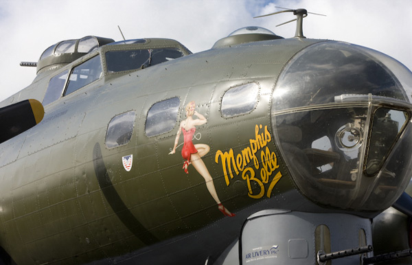 Boeing B-17G-105-VE Flying Fortress 44-85784 G-BEDF Sally B Memphis Belle at Duxford Spring Air Show 2009