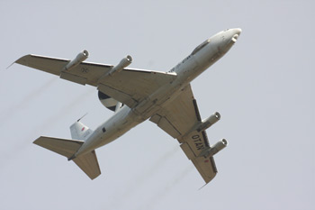 Boeing E-3 Sentry (AWACS) at Fairford Air Show (Royal International Air Tattoo) 2010
