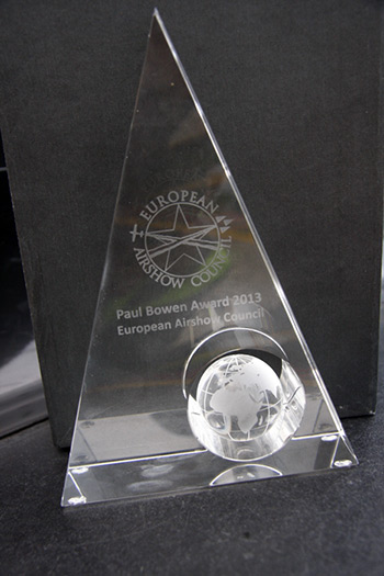 European Airshow Council - Paul Bowen Award 2013