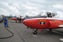 Jet Provost in static aircraft line up at Kemble Air Show 2009