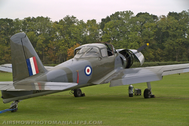 Percival P-56 Provost T1 PAC/56/311 G-KAPW/XF603 at Old Warden October Air Show 2007
