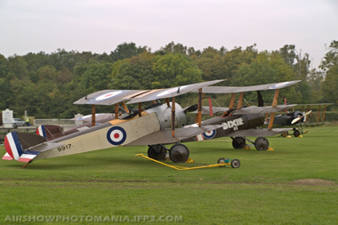 Sopwith Pup, Sopwith Triplane and Bristol M.1C Bullet at Old Warden October Air Show 2007