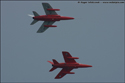Folland Gnat T1 G-RORI/XR538 and G-TIMM/XS111 at Southend Festival of the Air 2009