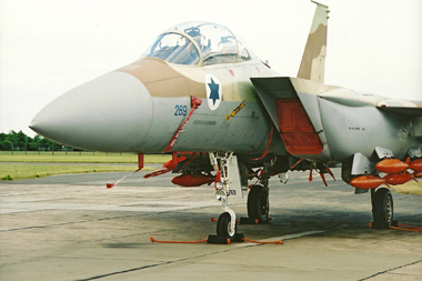McDonnell Douglas (Boeing) F-15 Eagle at RAF Waddington Air Show 2001