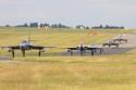 Team Viper Hawker Hunters - RAF Waddington Air Show 2011 Arrivals