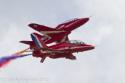 The Red Arrows Aerobatic Display Team at RAF Waddington Air Show 2012