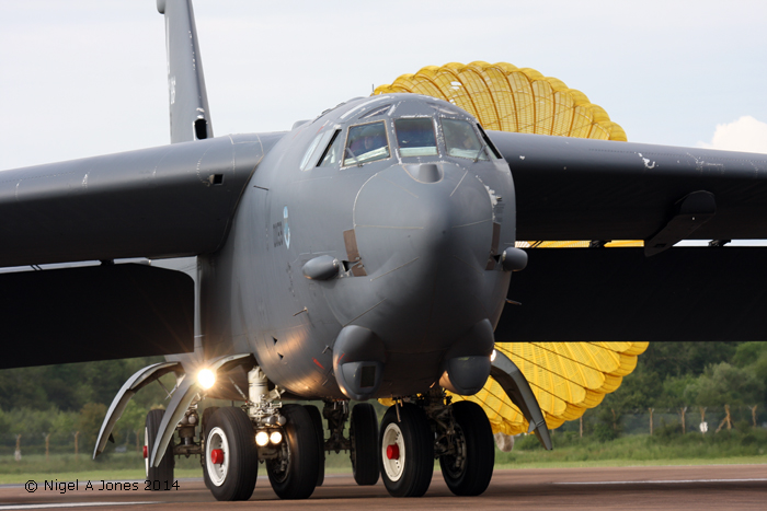 RAF Fairford hosted B-52 and B-2 aircraft during the first half of June 2014
