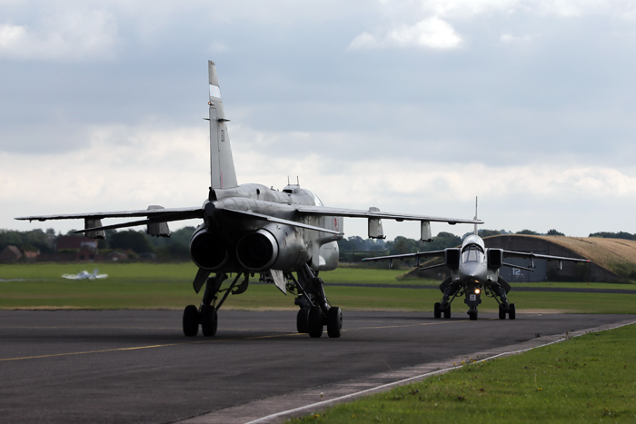 RAF Jaguars make their last live runs - 31st July 2016.