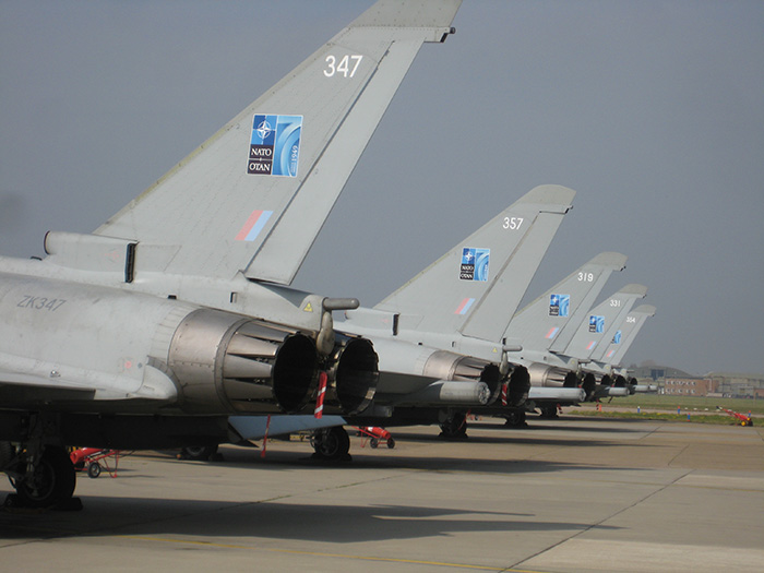 Typhoons depart RAF Coningsby