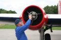 Canberra cartridge being loaded at the Bruntingthorpe 21st anniversary of the Lightning 2009