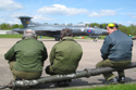 Buccaneer and ground crew at the Bruntingthorpe Taxi Event 2009