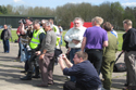 Photographers and onlookers at the Hawker Siddeley Nimrod MR2 8001 XV226 delivery at Bruntingthorpe
