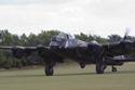Avro Lancaster Mk VII NX611 Just Jane taxiing back in at the East Kirkby RAFBF Air Show 2010