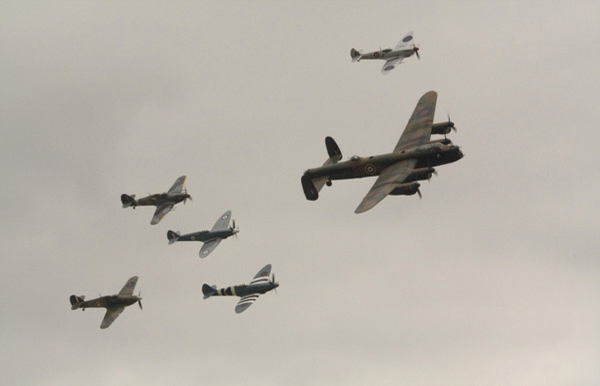 The Battle of Britain Memorial Flight. Photo by Ross Cannon