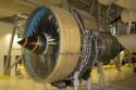 Rolls-Royce Trent 800 engine at Duxford AirSpace Hangar