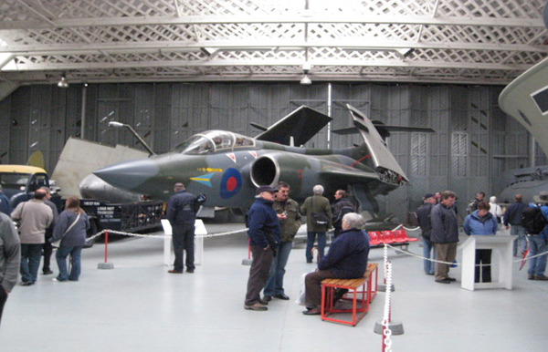 Hawker-Siddeley Buccaneer S2B XV865/865 at Duxford Hangar 3 - The Maritime Collection