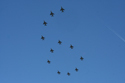 SEPECAT Jaguar figure of 6 formation at RAF Coningsby