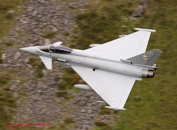 No. 1(F) Squadron Typhoon ZK316. Image courtesy of Peter R Foster
