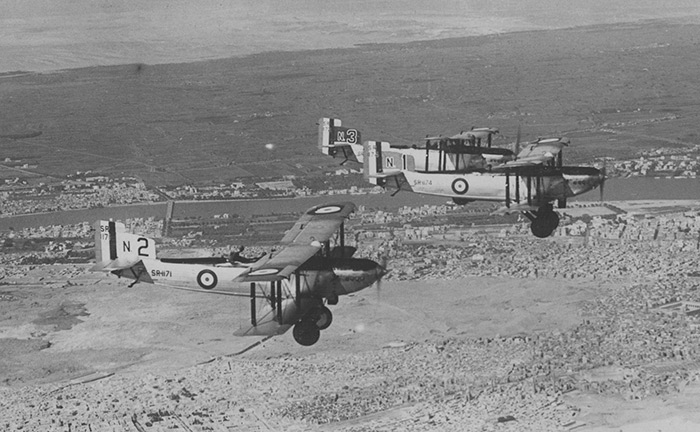 Fairey IIIFs over East Africa 1938. Crown Copyright