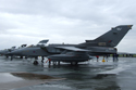 Panavia Tornado line up at the 25th anniversary of the Tornado at RAF Marham
