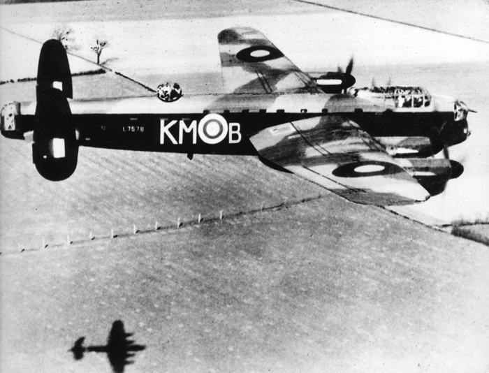 Avro Lancaster L7578 (KM-B) of 44 Squadron