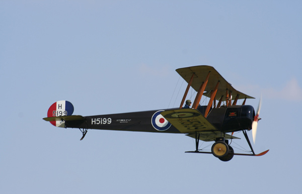 Avro 504K R3/LE/61400 G-ADEV H5199 at Old Warden Air Show 2007